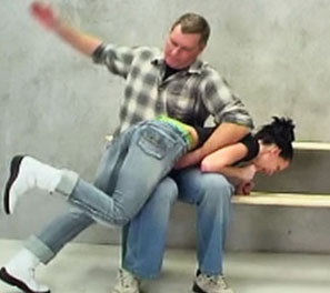 Jeans and a Spanking - Spanking Videos
