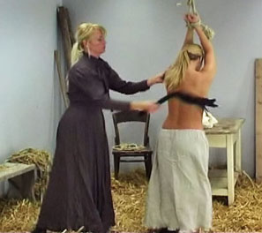 Whipping the Farm Girl - Spanking Videos